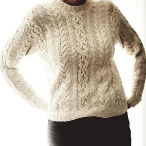 J CREW Cable Knit Sweater